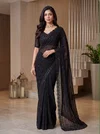 Aafreen By Dvd Fandy Satin Sequence Work Saree